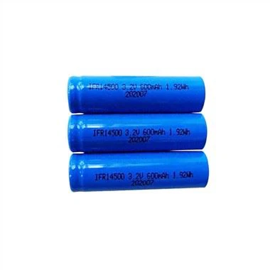 14500 3.2V600mAh תא סוללה LiFePO4