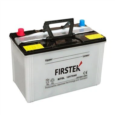 N70L 12V 70AH JIS סוללת רכב טעונה יבשה